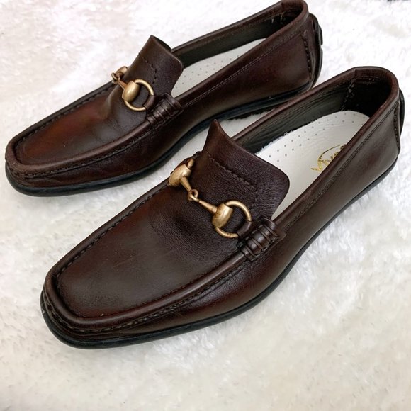 Gucci Shoes - Vintage Gucci Horsebit Driving Loafers